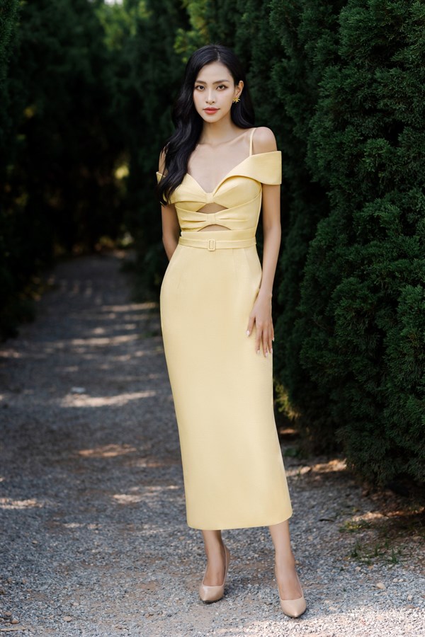 Madalena Dress - Yellow